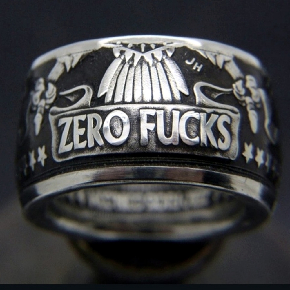 Zero Fucks Rings (limited supply)